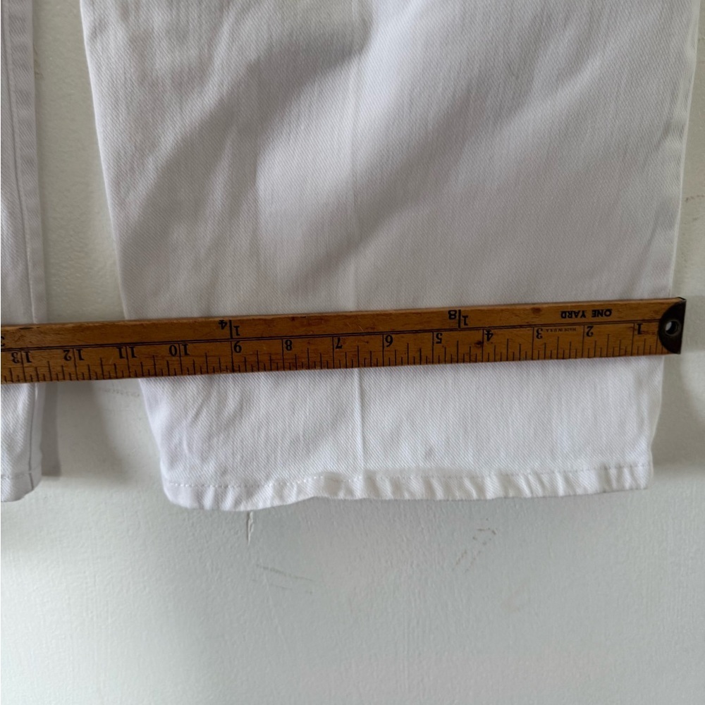 J. McLaughlin White Wide-Leg Denim Pant Size 12 - Picture 7 of 9